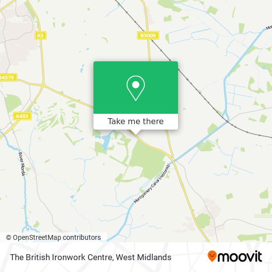 The British Ironwork Centre map