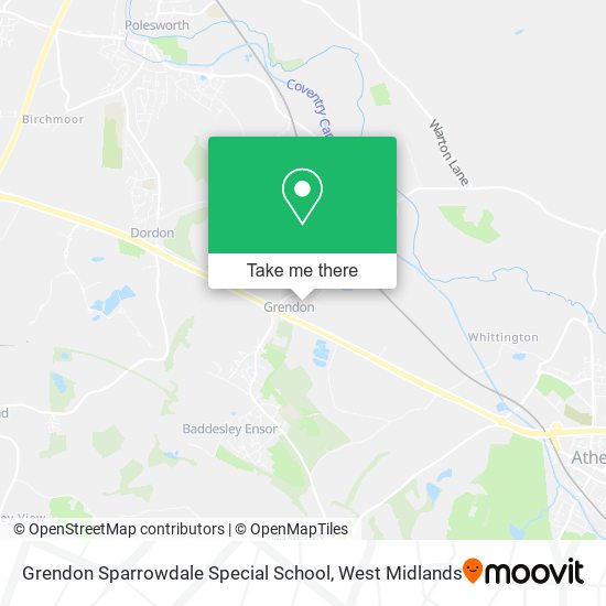 Grendon Sparrowdale Special School map