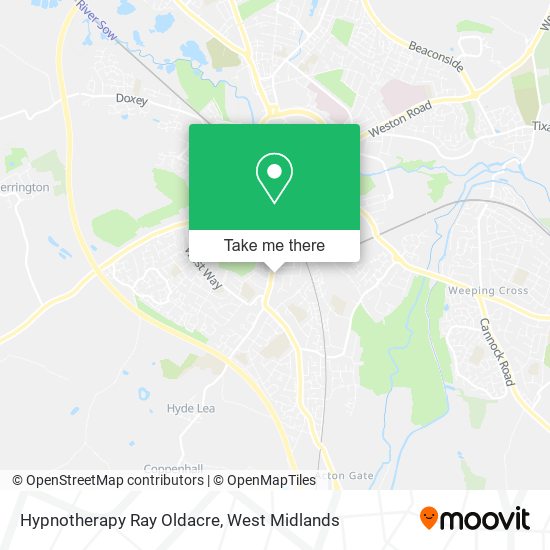 Hypnotherapy Ray Oldacre map