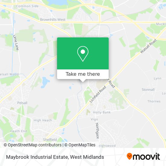 Maybrook Industrial Estate map