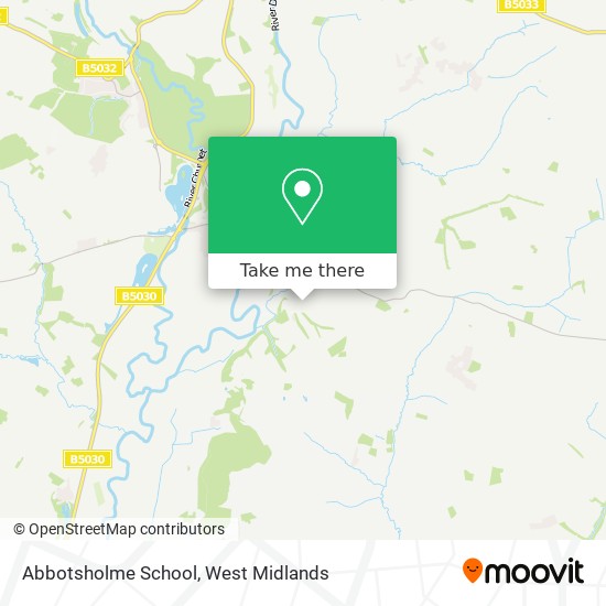 Abbotsholme School map