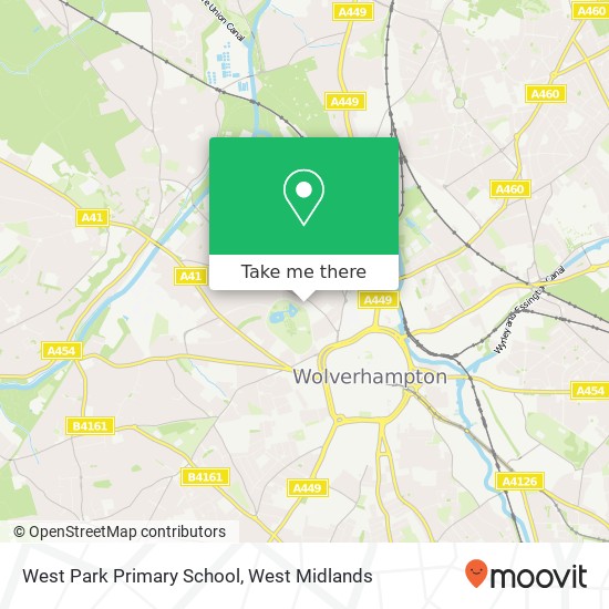 West Park Primary School map