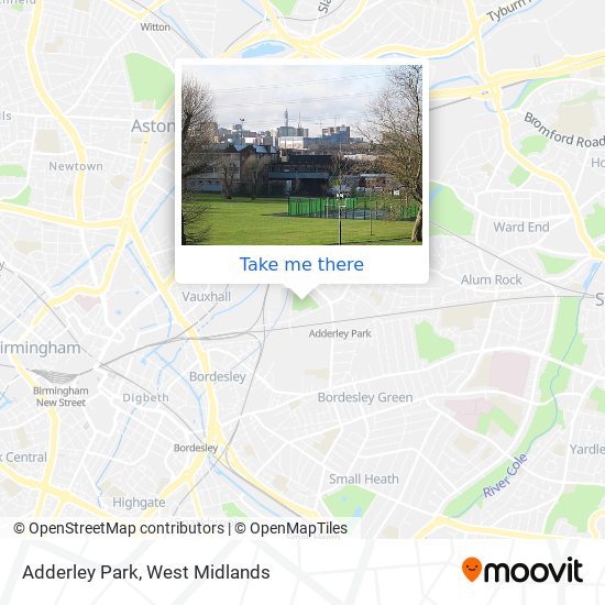 Adderley Park map
