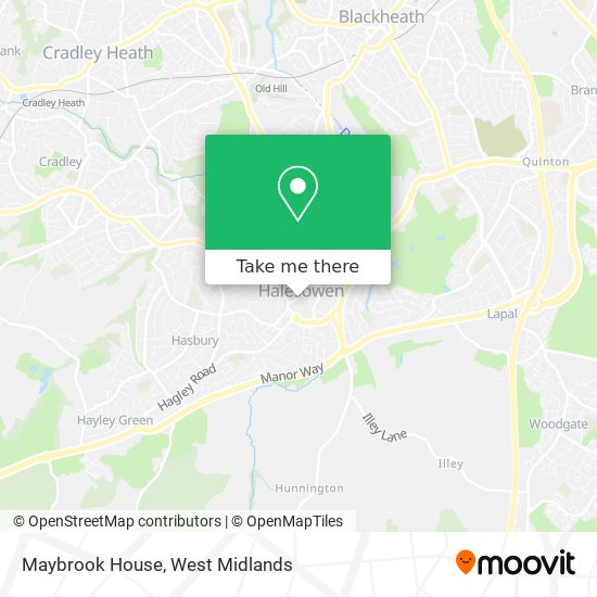 Maybrook House map
