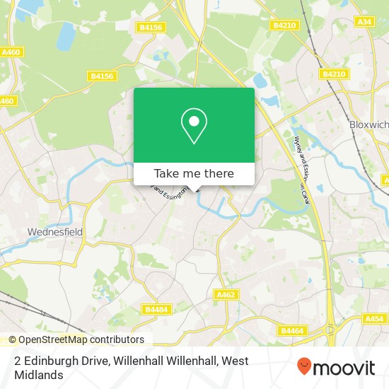 2 Edinburgh Drive, Willenhall Willenhall map
