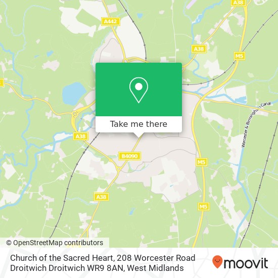 Church of the Sacred Heart, 208 Worcester Road Droitwich Droitwich WR9 8AN map