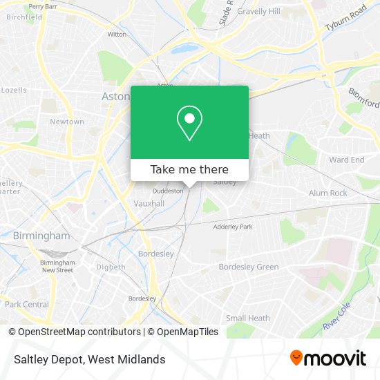 Saltley Depot map