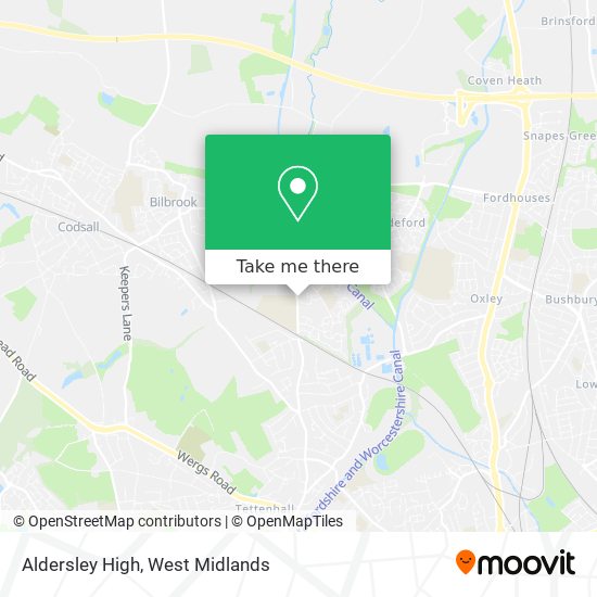 Aldersley High map