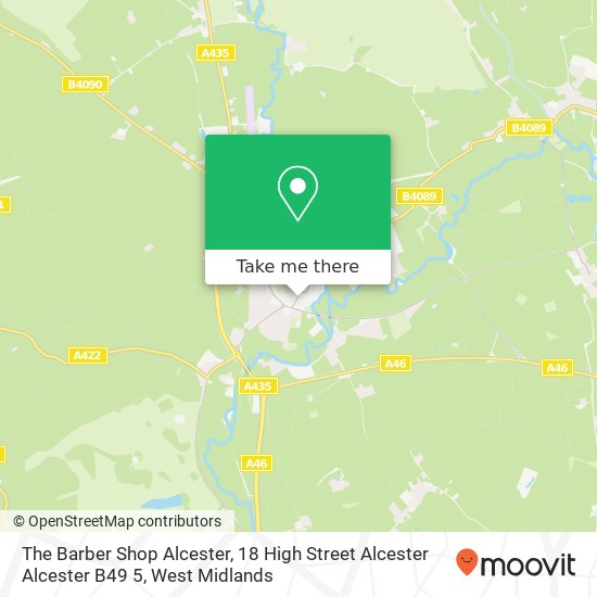 The Barber Shop Alcester, 18 High Street Alcester Alcester B49 5 map