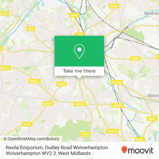 Rasila Emporium, Dudley Road Wolverhampton Wolverhampton WV2 3 map