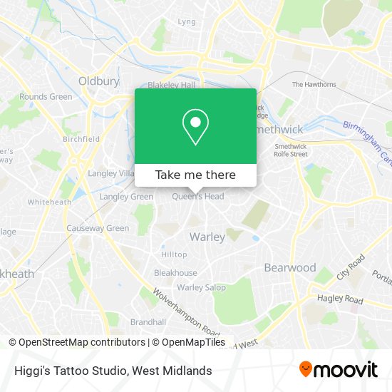 Higgi's Tattoo Studio map