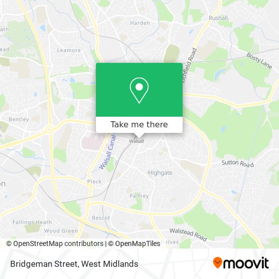 Bridgeman Street map