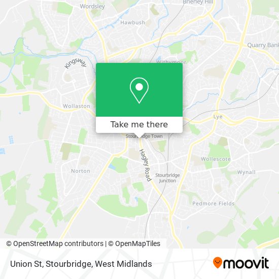 Union St, Stourbridge map