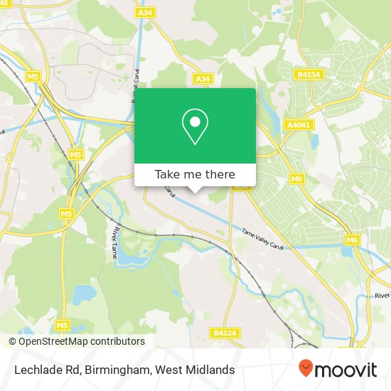 Lechlade Rd, Birmingham map