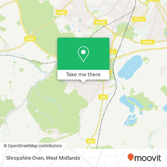 Shropshire Oven map