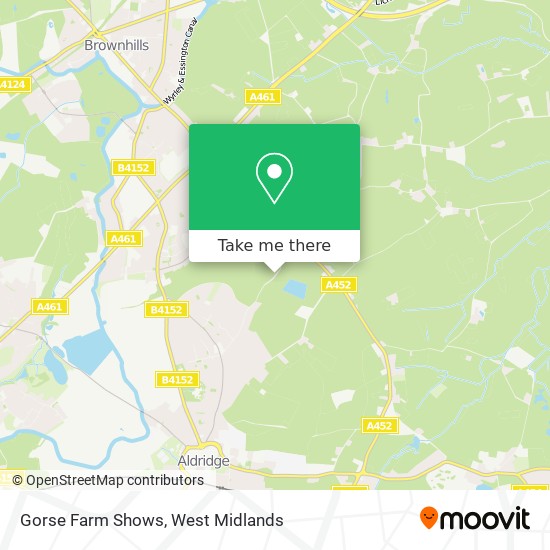 Gorse Farm Shows map