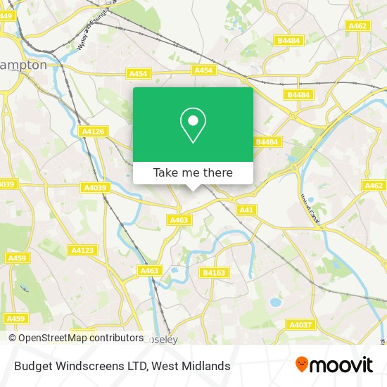 Budget Windscreens LTD map