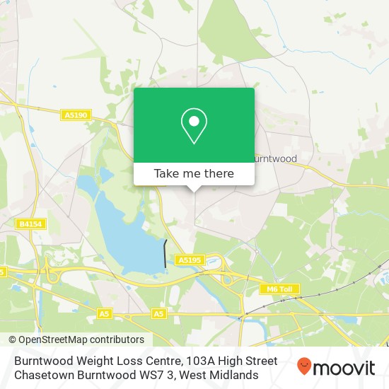 Burntwood Weight Loss Centre, 103A High Street Chasetown Burntwood WS7 3 map