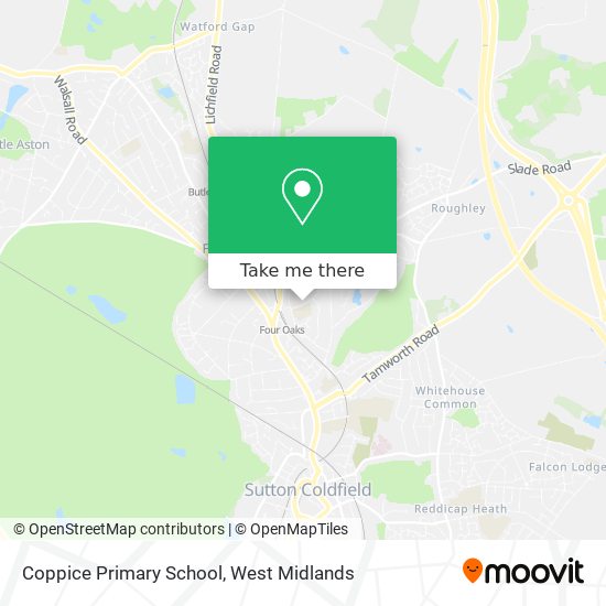 Coppice Primary School map