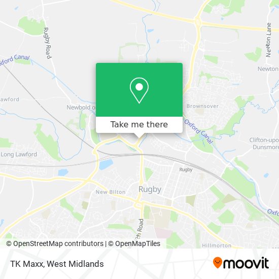 TK Maxx map