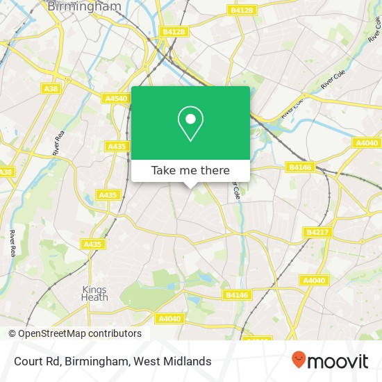 Court Rd, Birmingham map