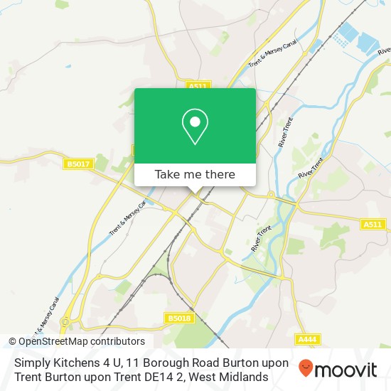 Simply Kitchens 4 U, 11 Borough Road Burton upon Trent Burton upon Trent DE14 2 map