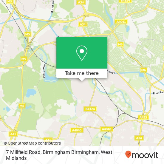 7 Millfield Road, Birmingham Birmingham map