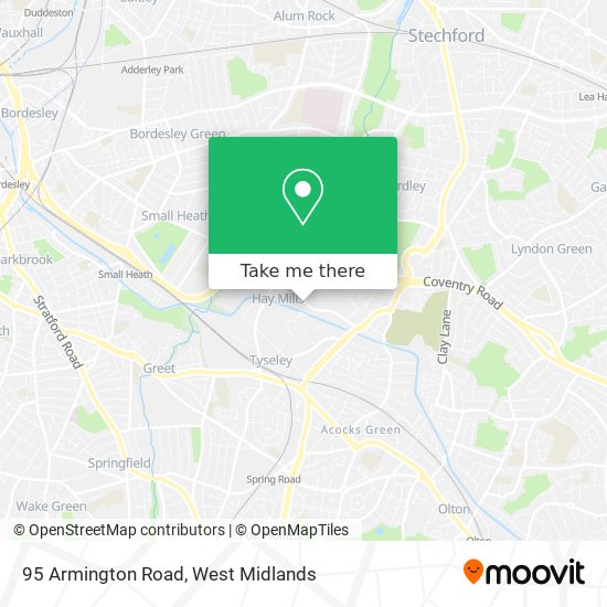 95 Armington Road map