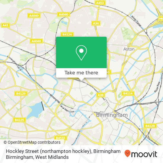 Hockley Street (northampton hockley), Birmingham Birmingham map