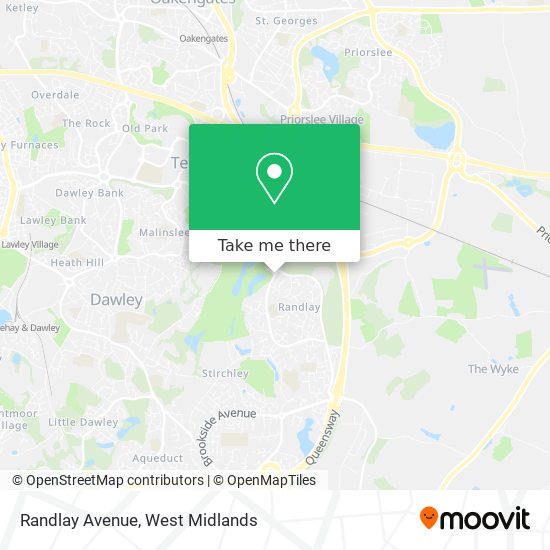 Randlay Avenue map