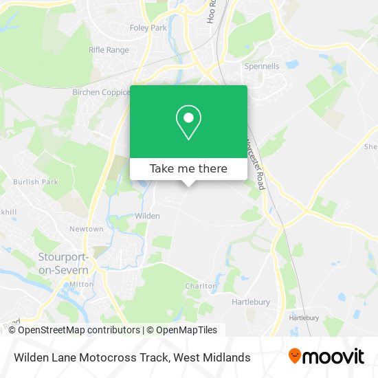 Wilden Lane Motocross Track map