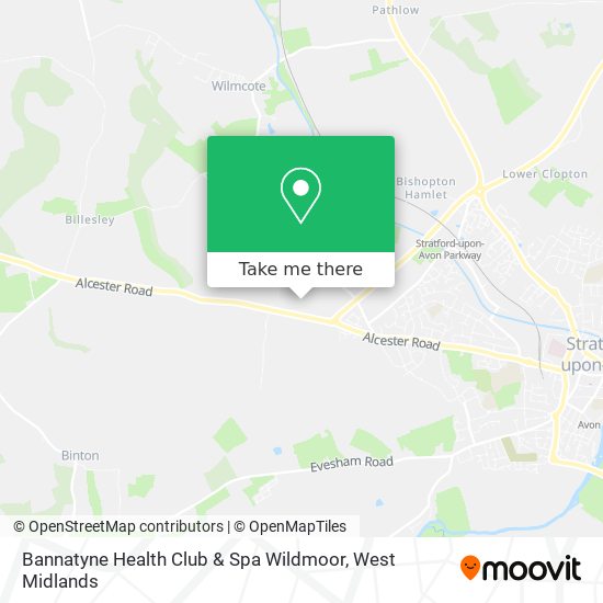 Bannatyne Health Club & Spa Wildmoor map