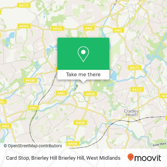Card Stop, Brierley Hill Brierley Hill map