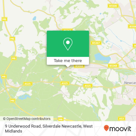 9 Underwood Road, Silverdale Newcastle map