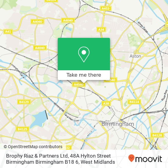 Brophy Riaz & Partners Ltd, 48A Hylton Street Birmingham Birmingham B18 6 map