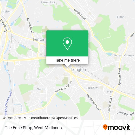 The Fone Shop map