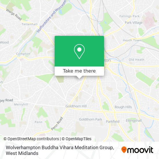 Wolverhampton Buddha Vihara Meditation Group map