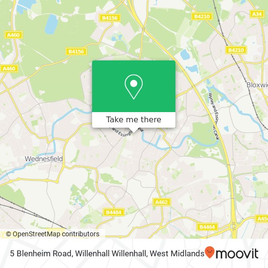 5 Blenheim Road, Willenhall Willenhall map