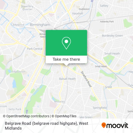 Belgrave Road (belgrave road highgate) map