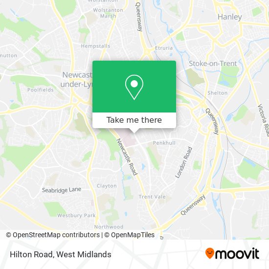 Hilton Road map