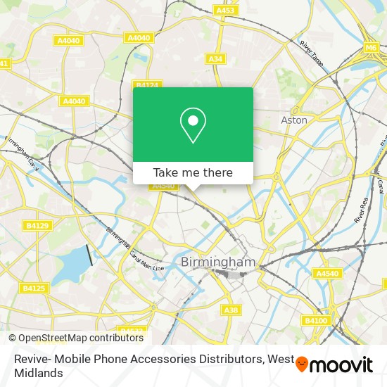 Revive- Mobile Phone Accessories Distributors map