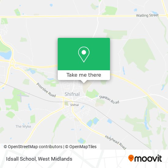 Idsall School map