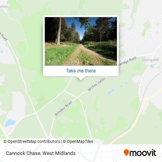 Cannock Chase map