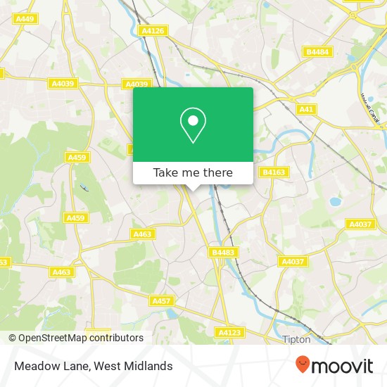 Meadow Lane map