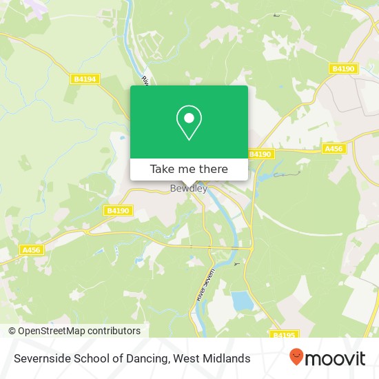 Severnside School of Dancing map