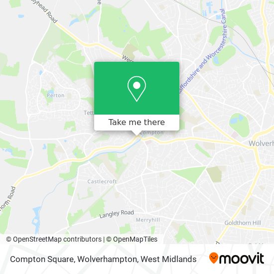 Compton Square, Wolverhampton map