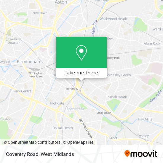 Coventry Road map