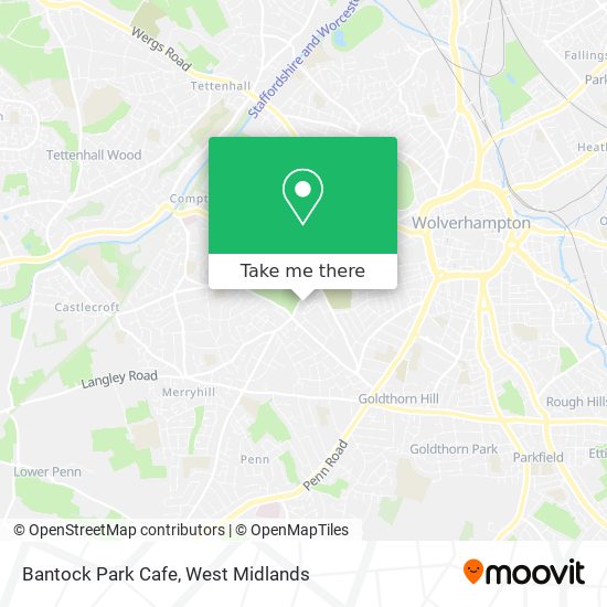 Bantock Park Cafe map