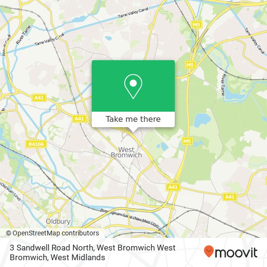 3 Sandwell Road North, West Bromwich West Bromwich map