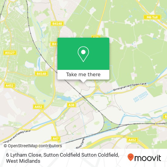 6 Lytham Close, Sutton Coldfield Sutton Coldfield map